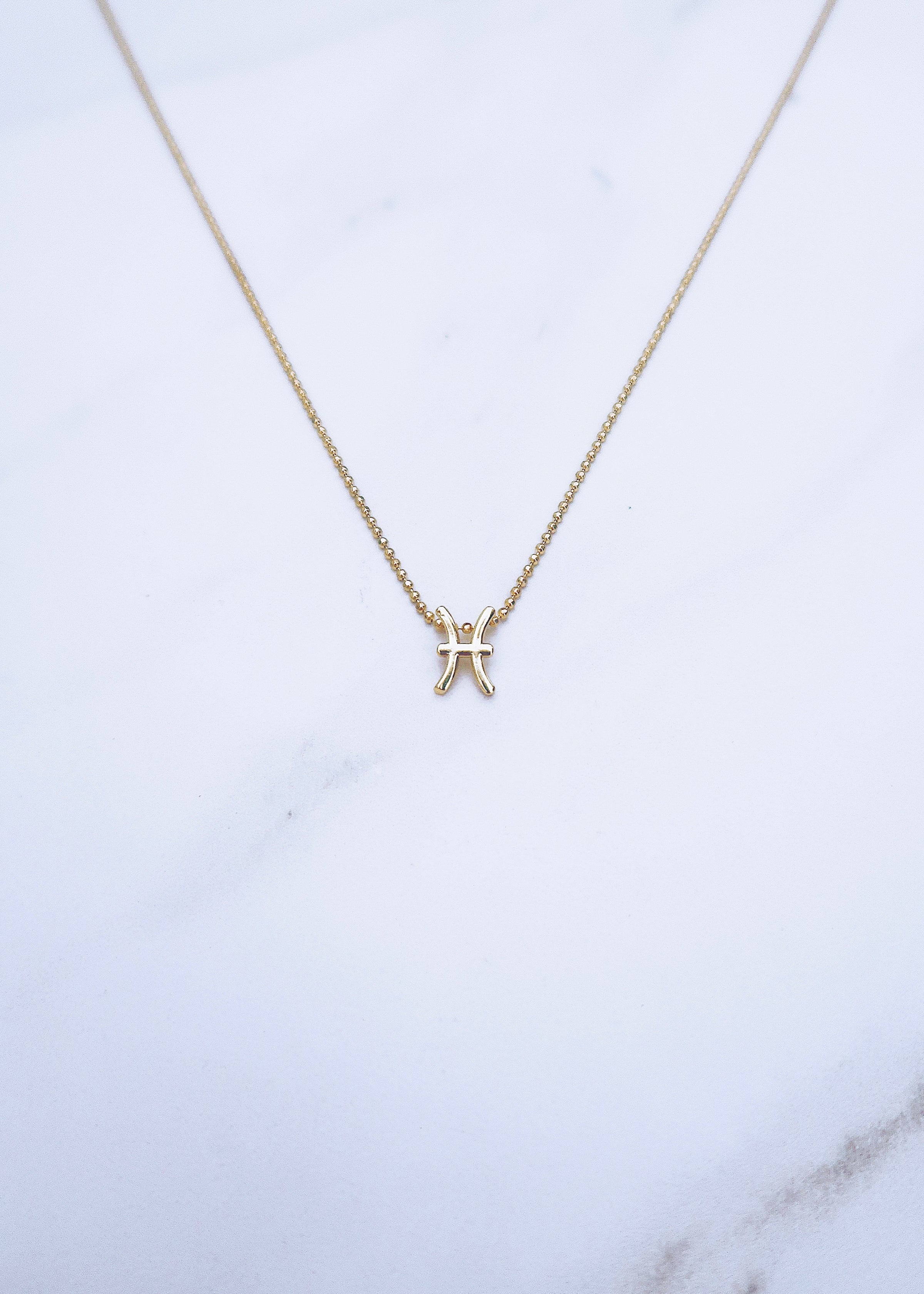 Pisces Zodiac Necklace