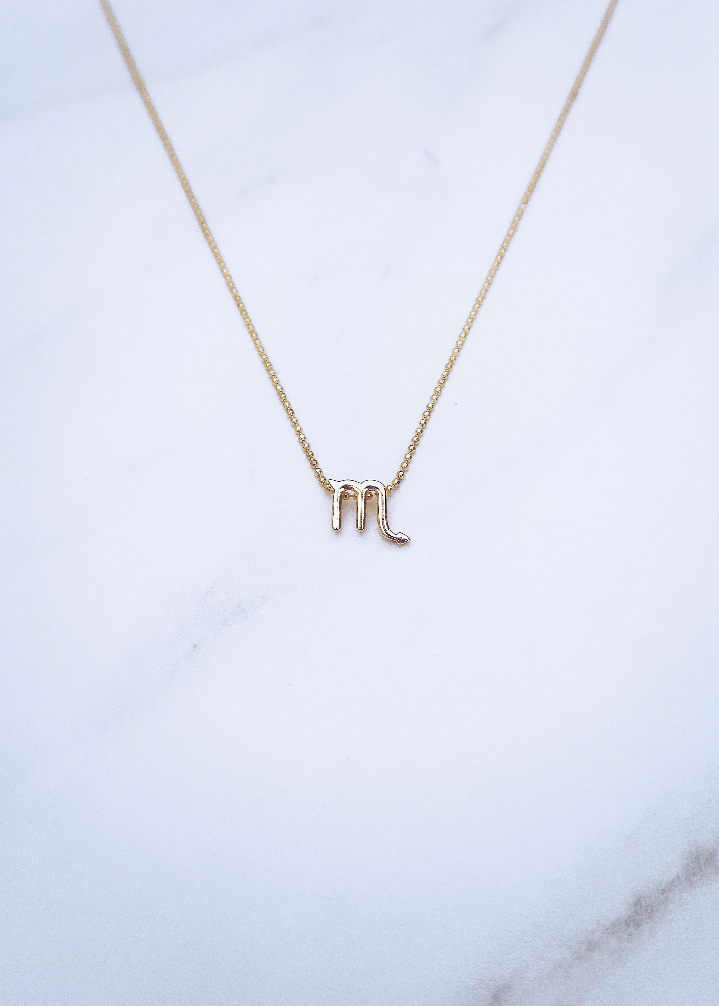 Scorpio Zodiac Necklace