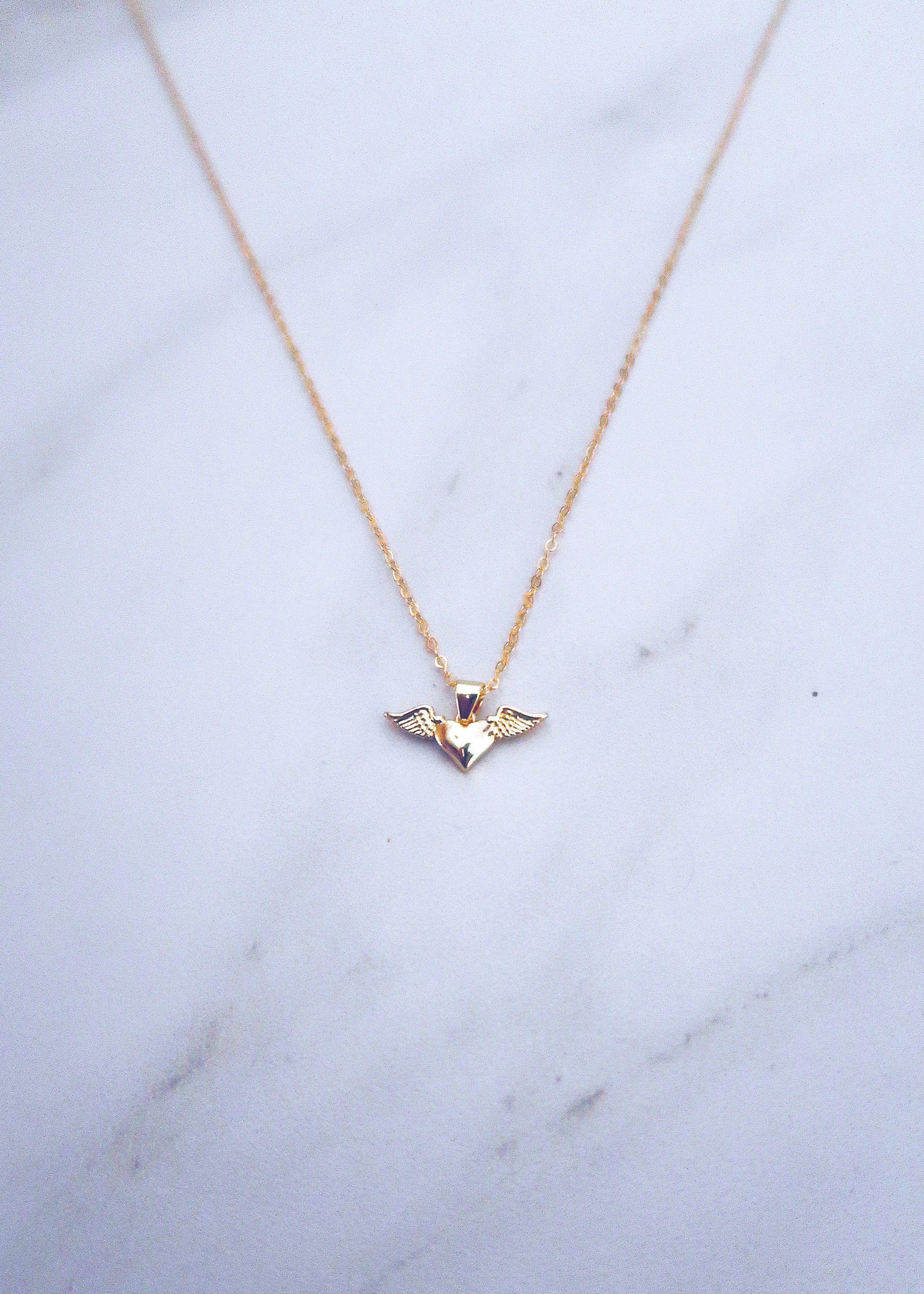 Winged Heart Necklace