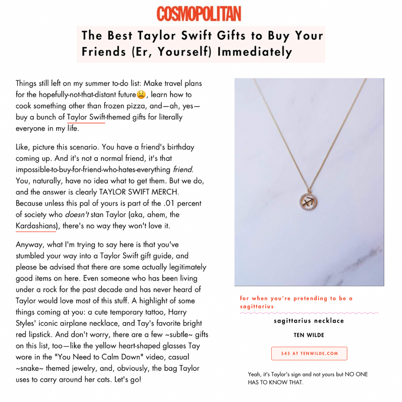 Cosmopolitan: The Best Taylor Swift Gifts to Buy Your Friends (Er, Yourself) Immediately
