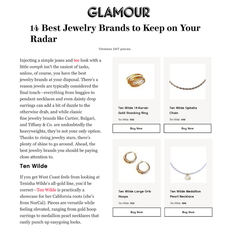 Glamour: 14 Best Jewelry Brands to Keep on Your Radar