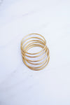 Gold Bangle Set