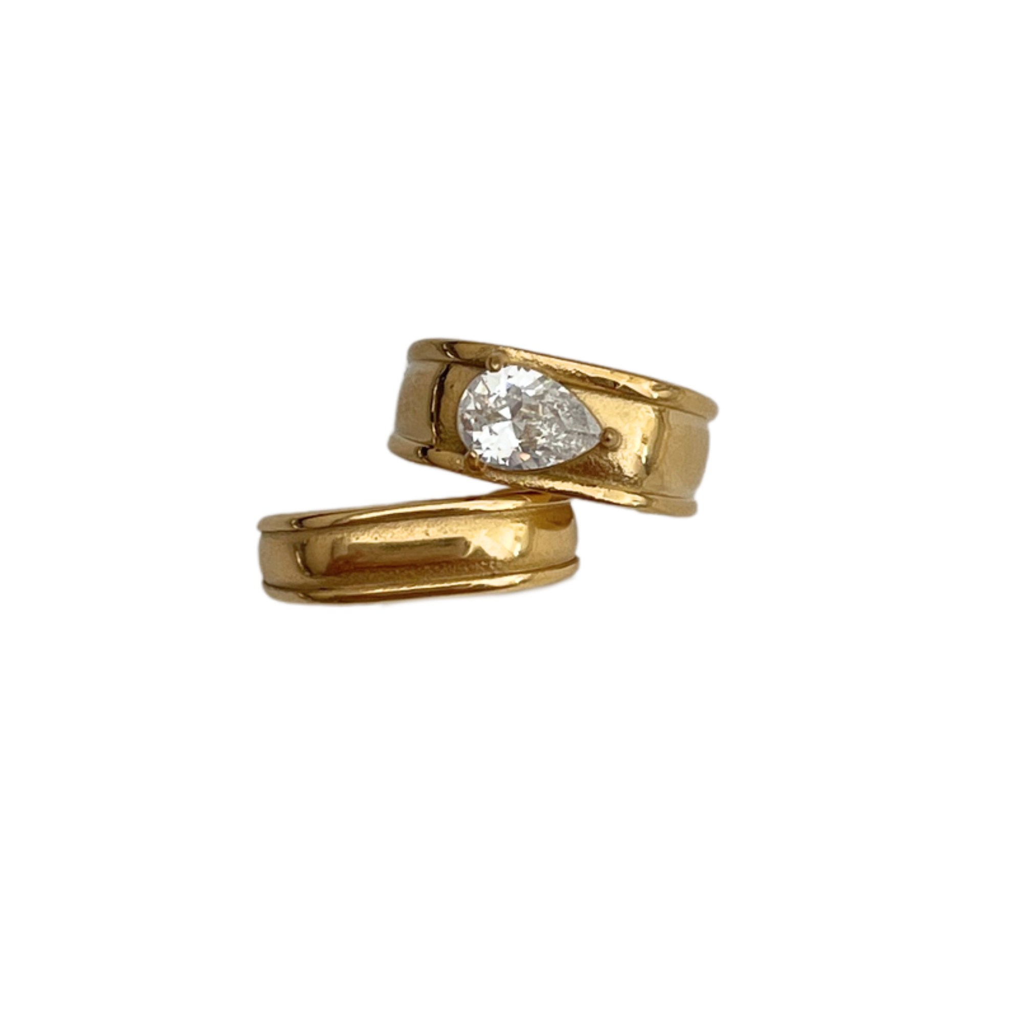 Duo Marquise Ear Cuffs