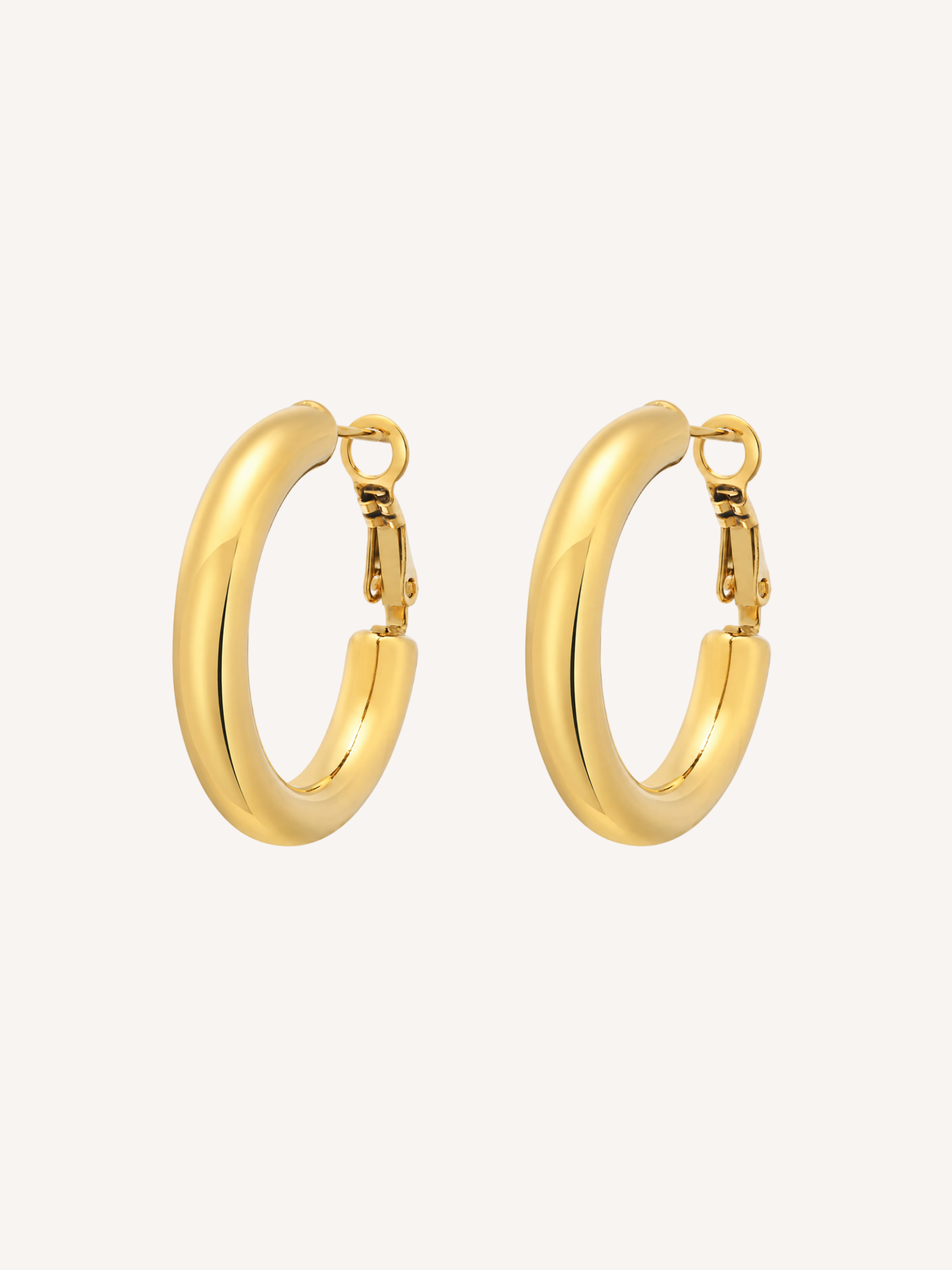 18K Celine Hoops