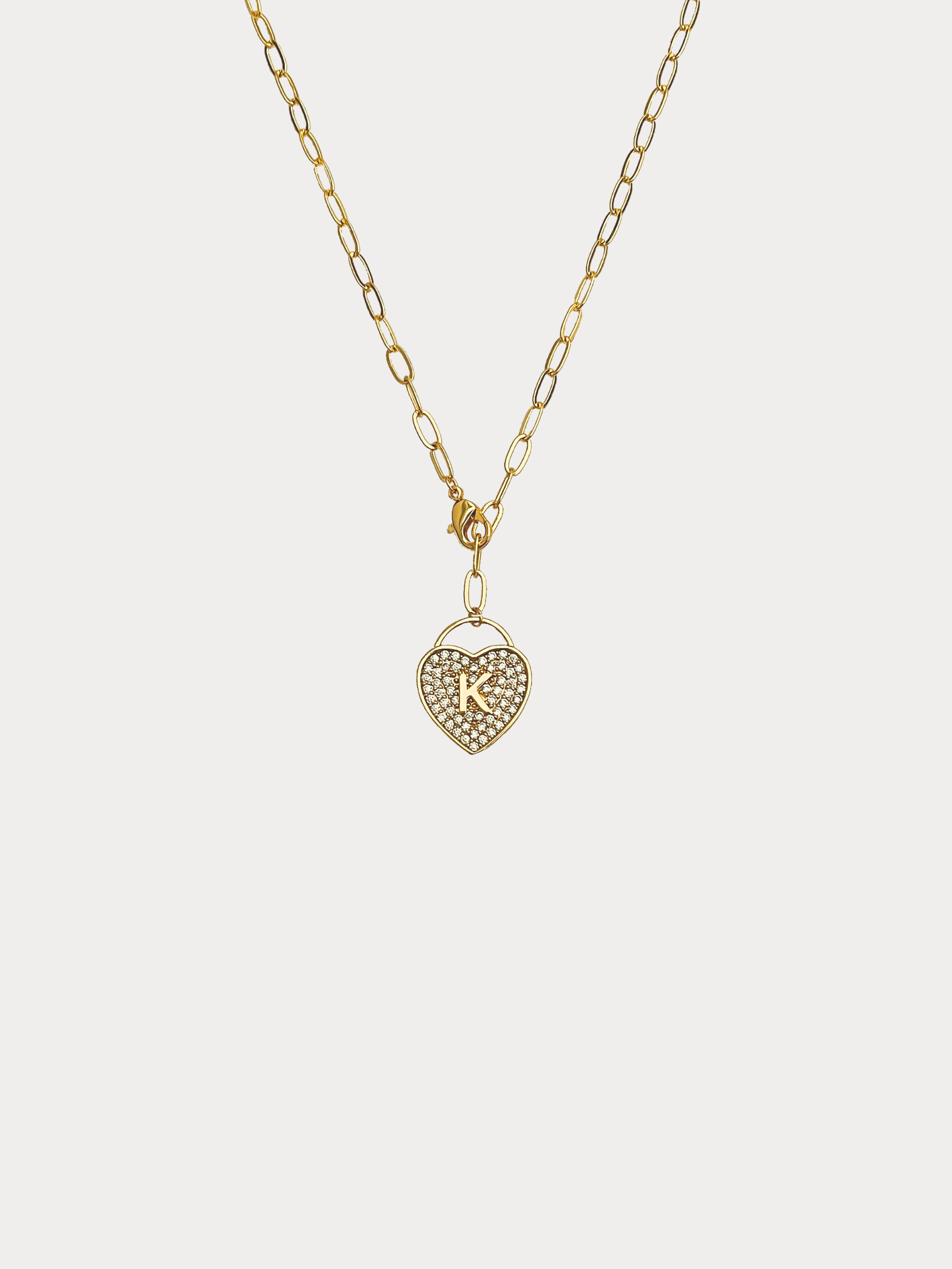 Initial Heart Necklace