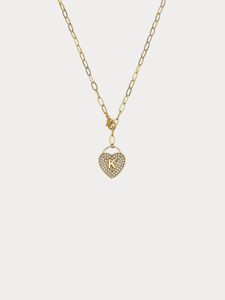 Initial Heart Necklace