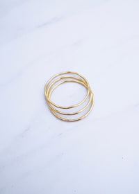 Wavy Bangle Set