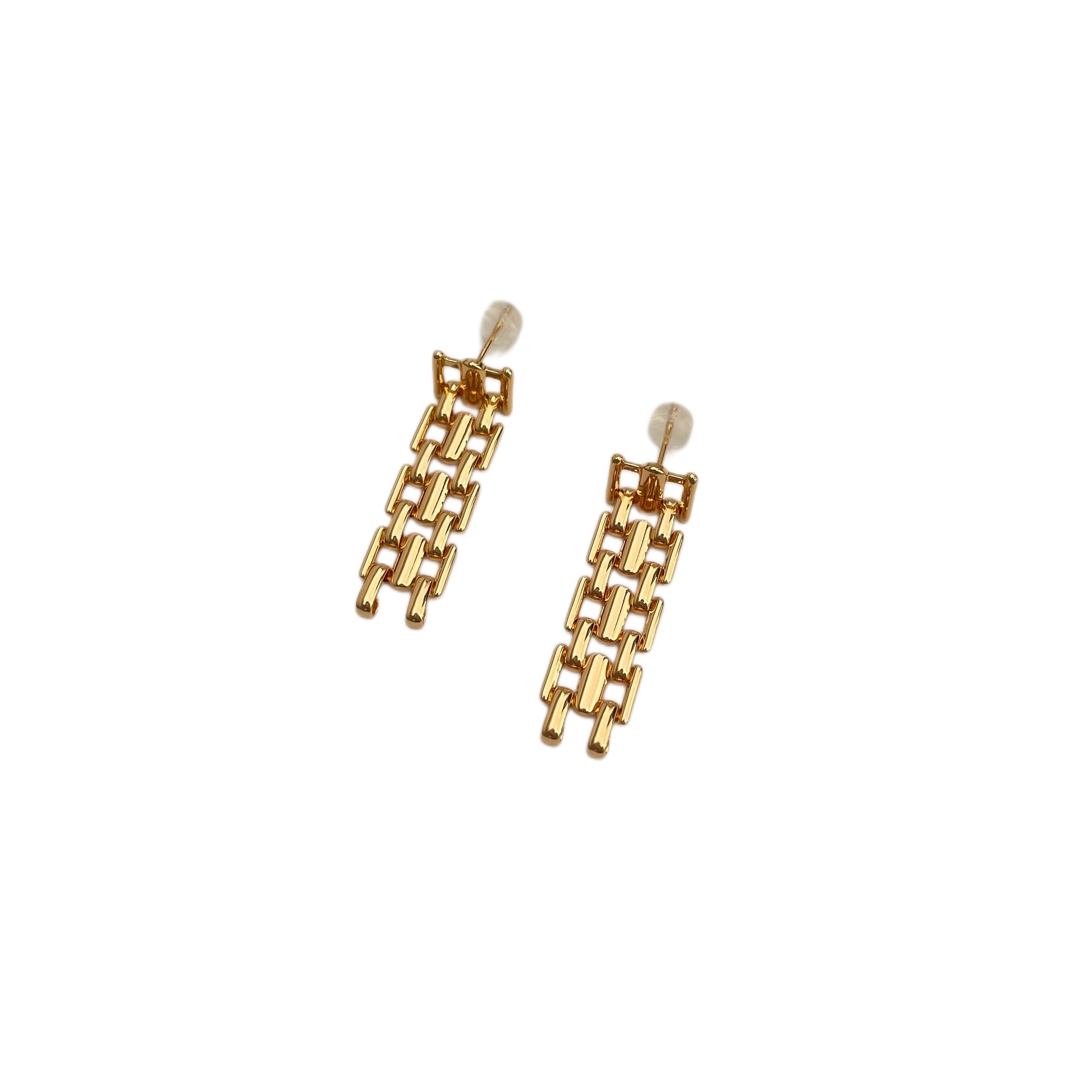 Woven Dangle Studs