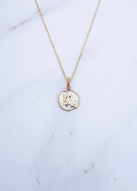 Scorpio Coin Necklace