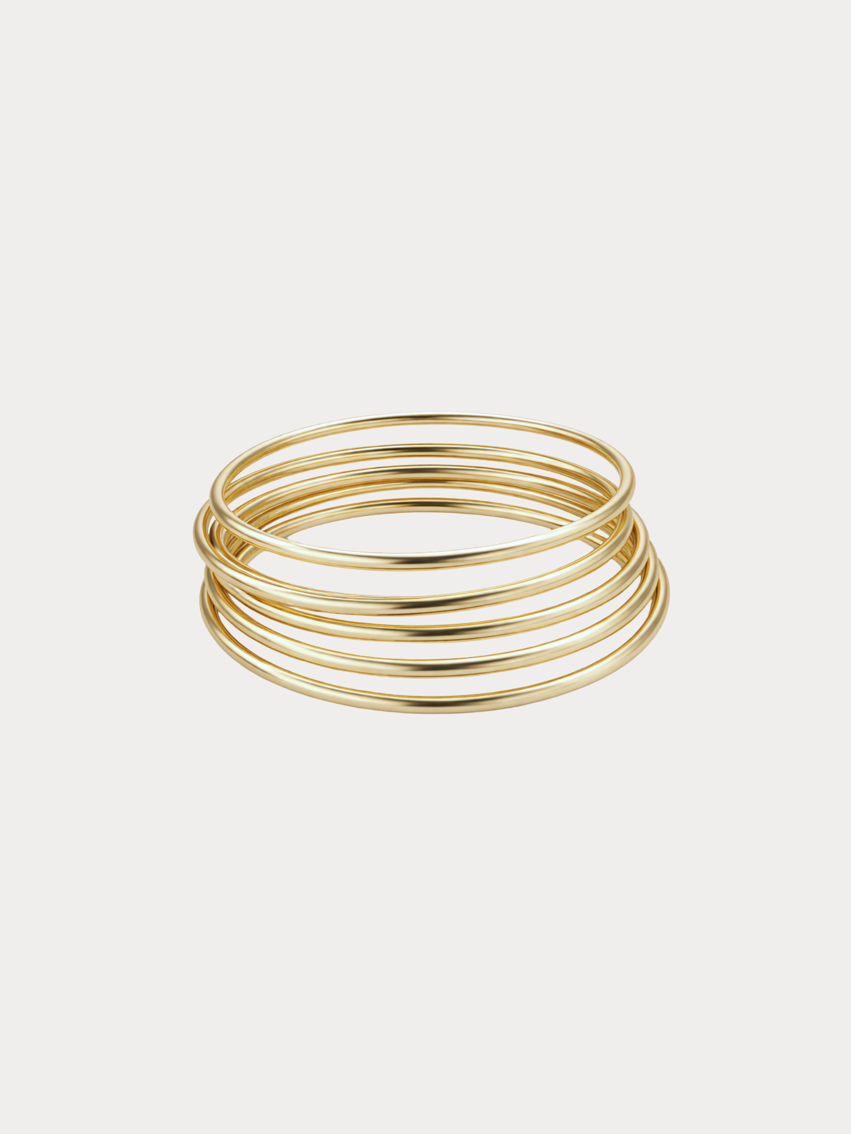 6 stack gold bangle bracelets waterproof thin stacking bangles tarnish free stainless steel