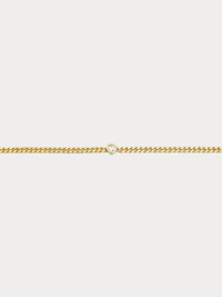 Diamond Heart Bezel Bracelet