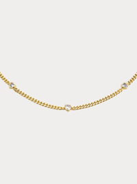 Diamond Heart Bezel Necklace