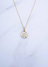 Virgo Coin Necklace