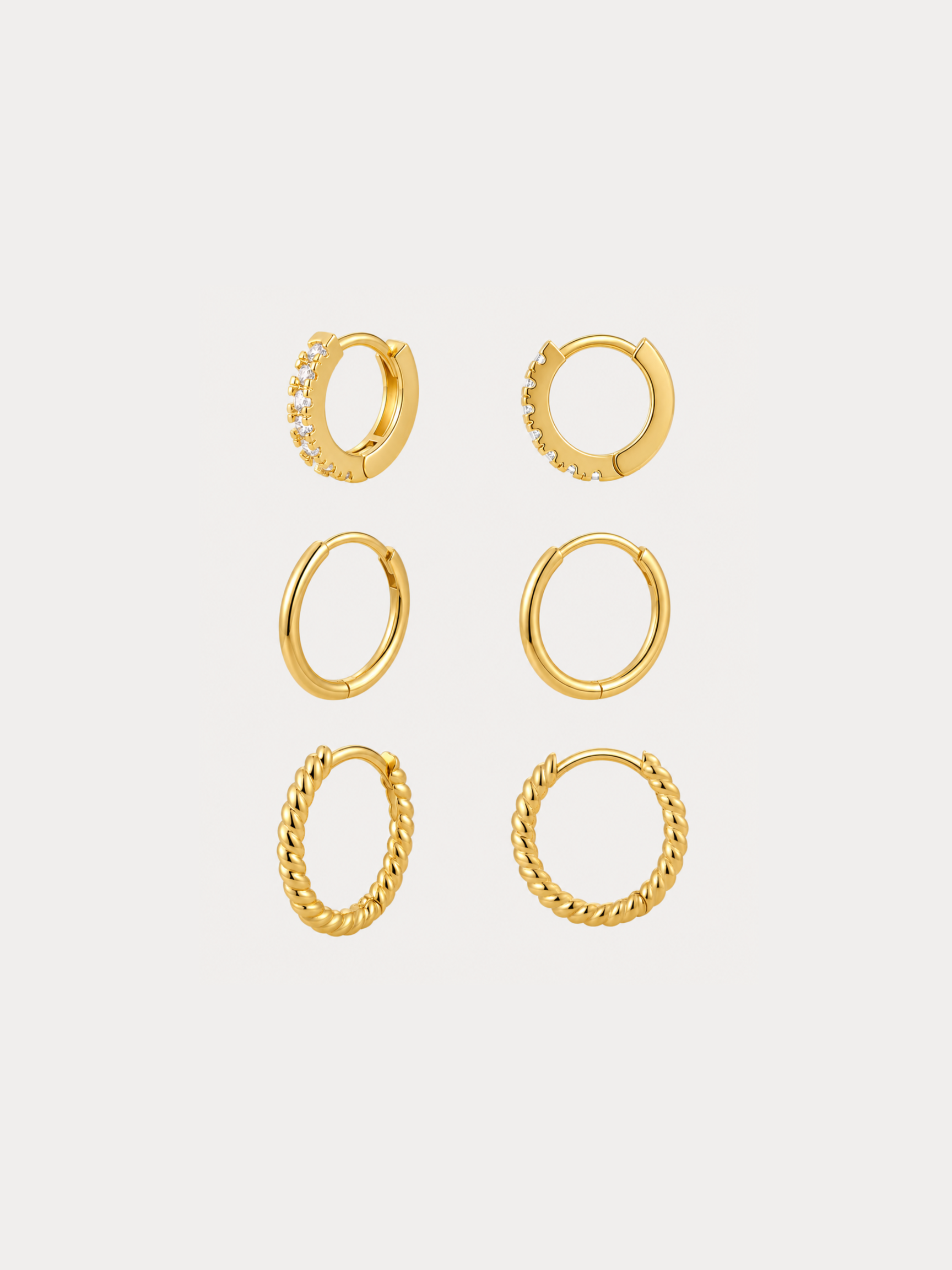 Huggie Hoops Set