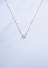 Bella Bezel Necklace