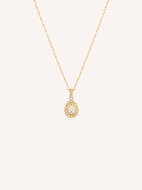 Izabel Pave Pear Necklace