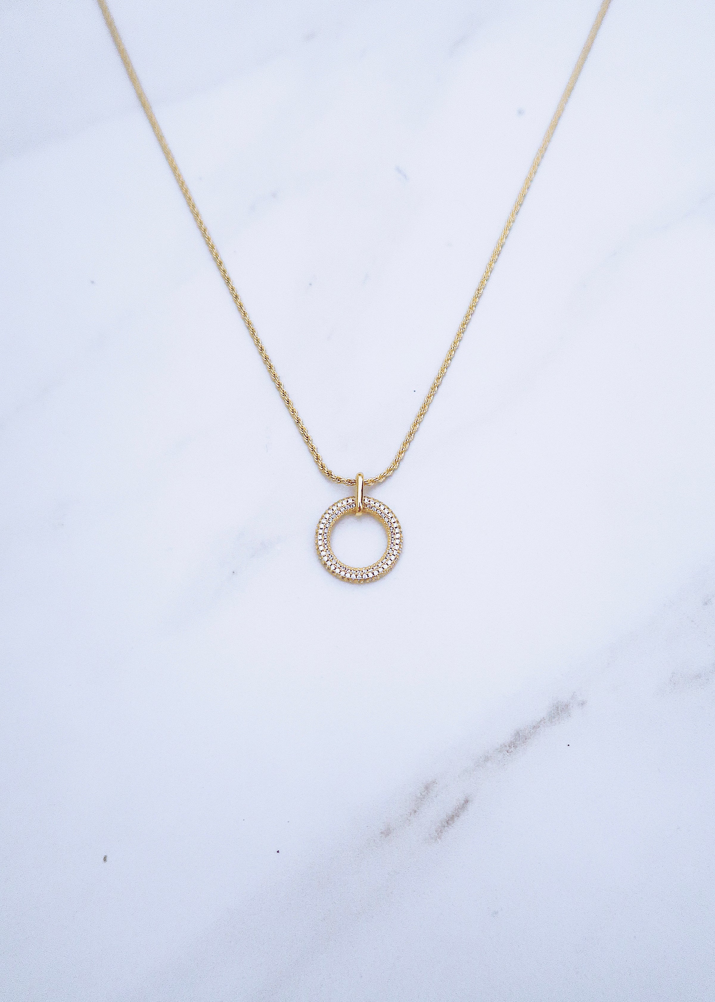 Ring Pendant With Chain