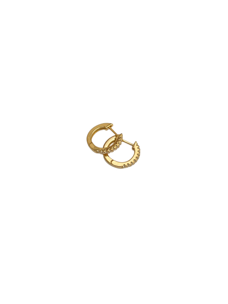 CZ Huggie Hoops