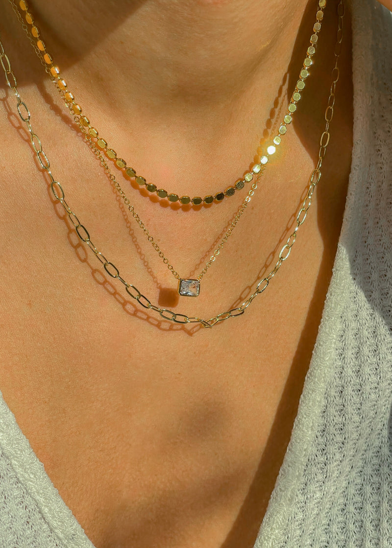 Disc Chain Necklace