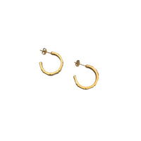 Baguette Crystal Hoops