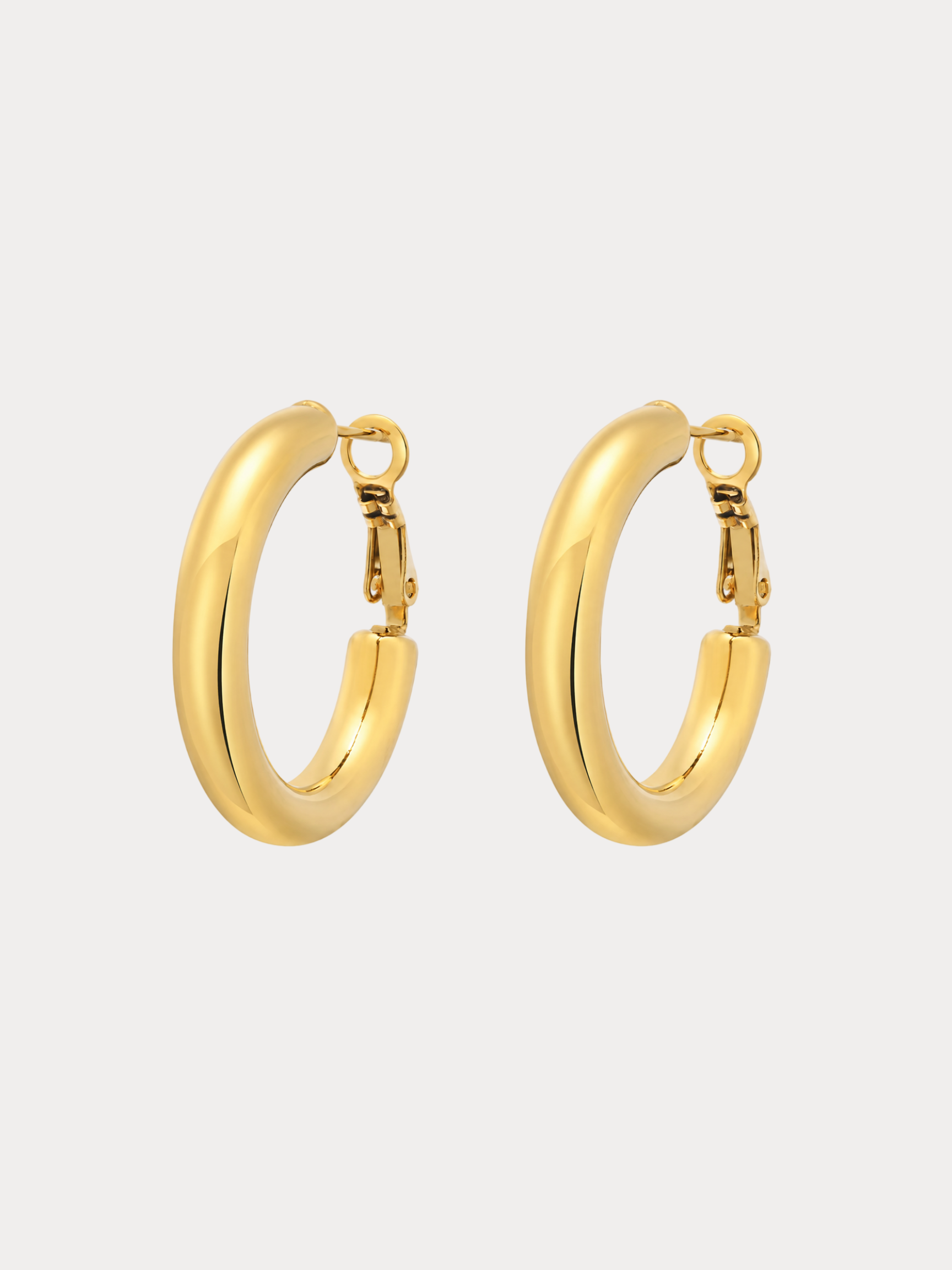 18k Celine Hoops
