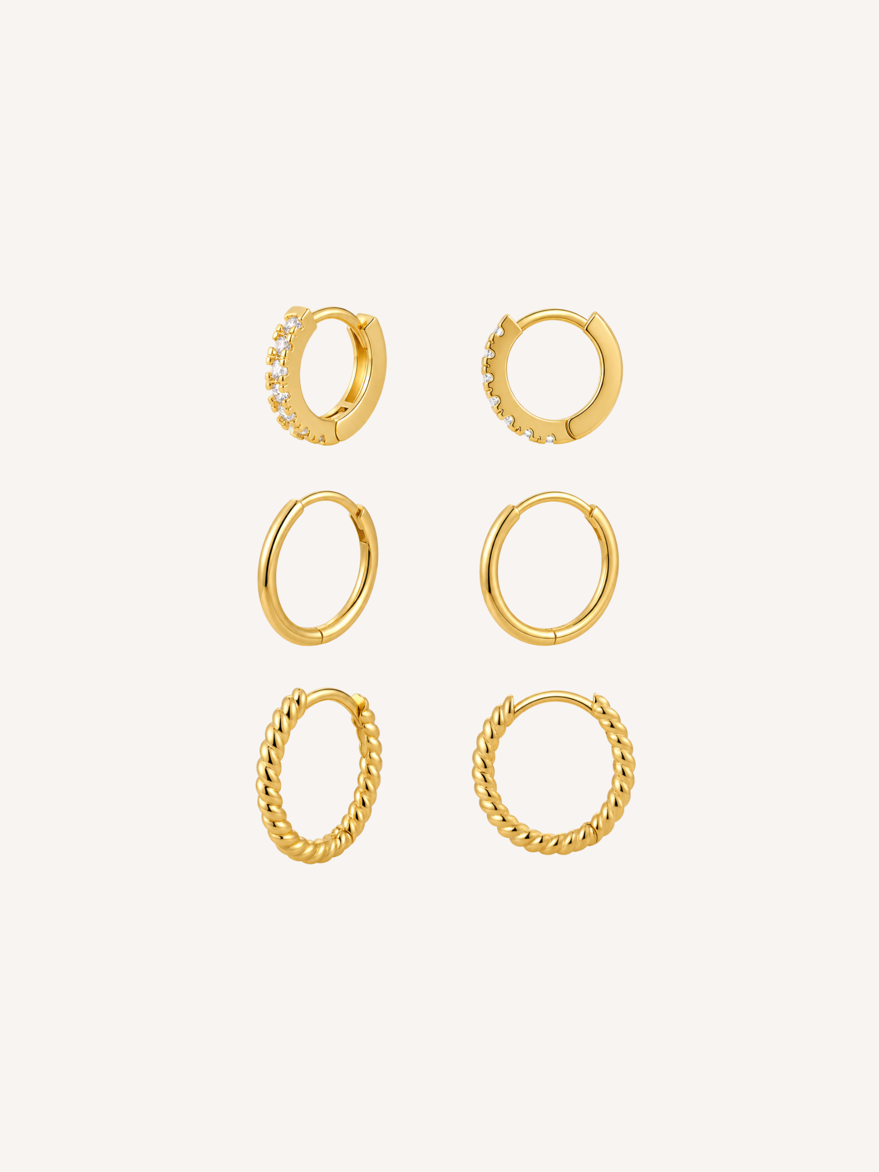 Huggie Hoops Set