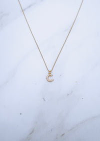 Pearl Initial Necklace