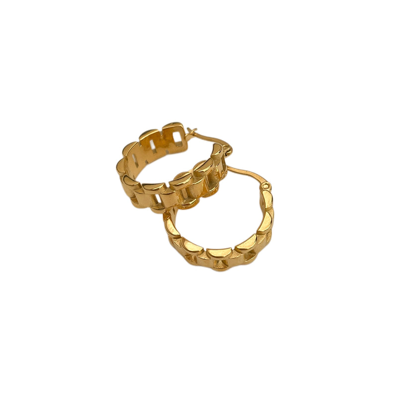 Watch Band Hoops