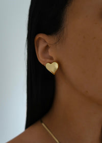 Heart Stud Earrings