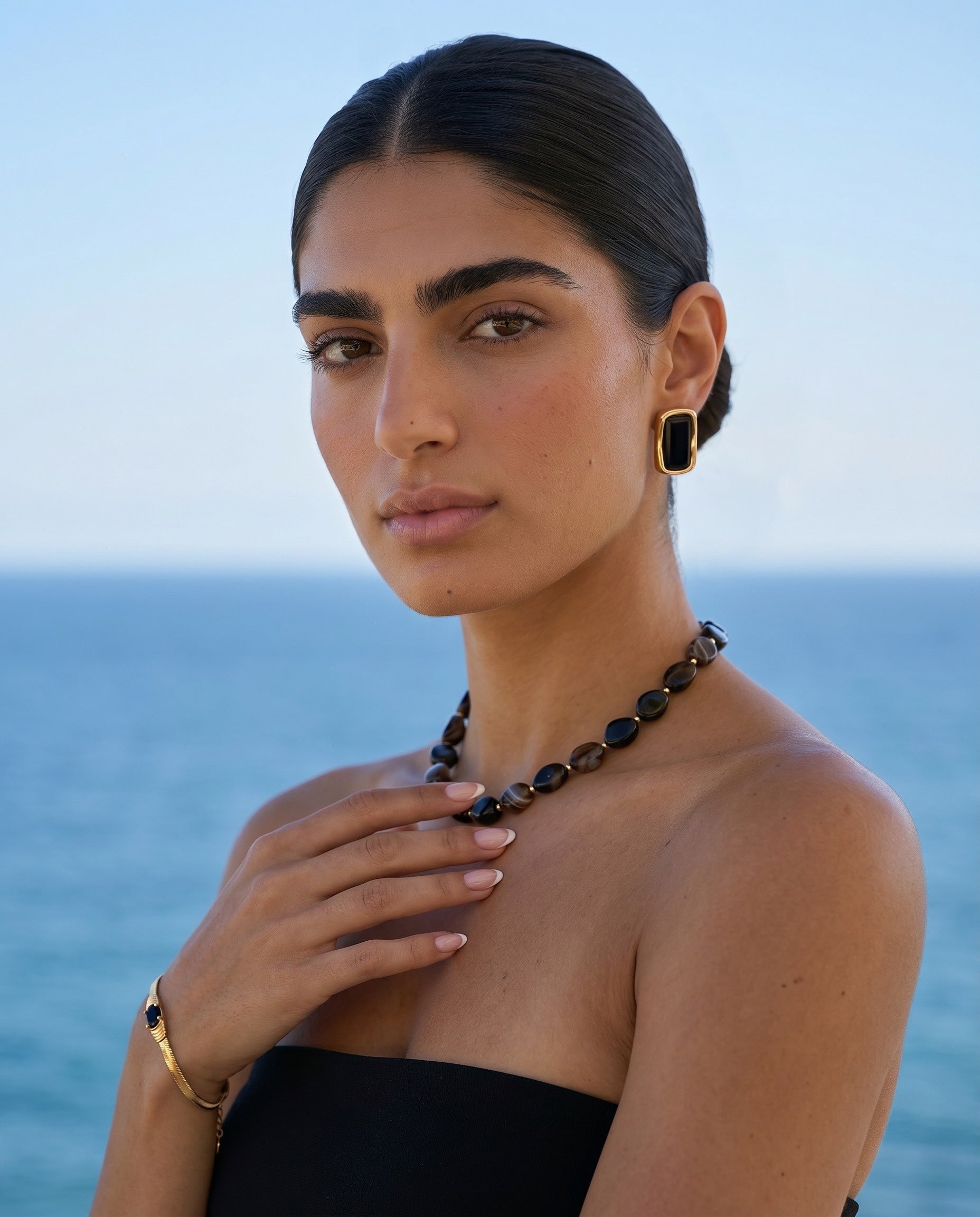 Alaia Onyx Earrings