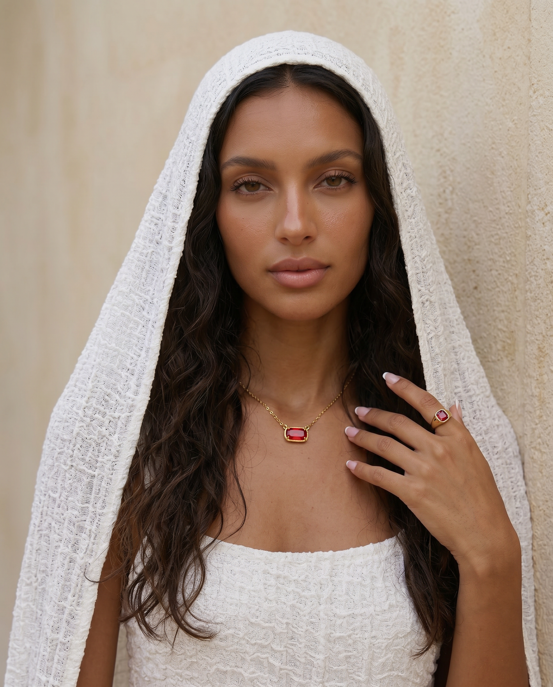 Red CZ Ring