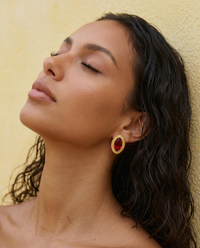 Ruby Marquise Studs