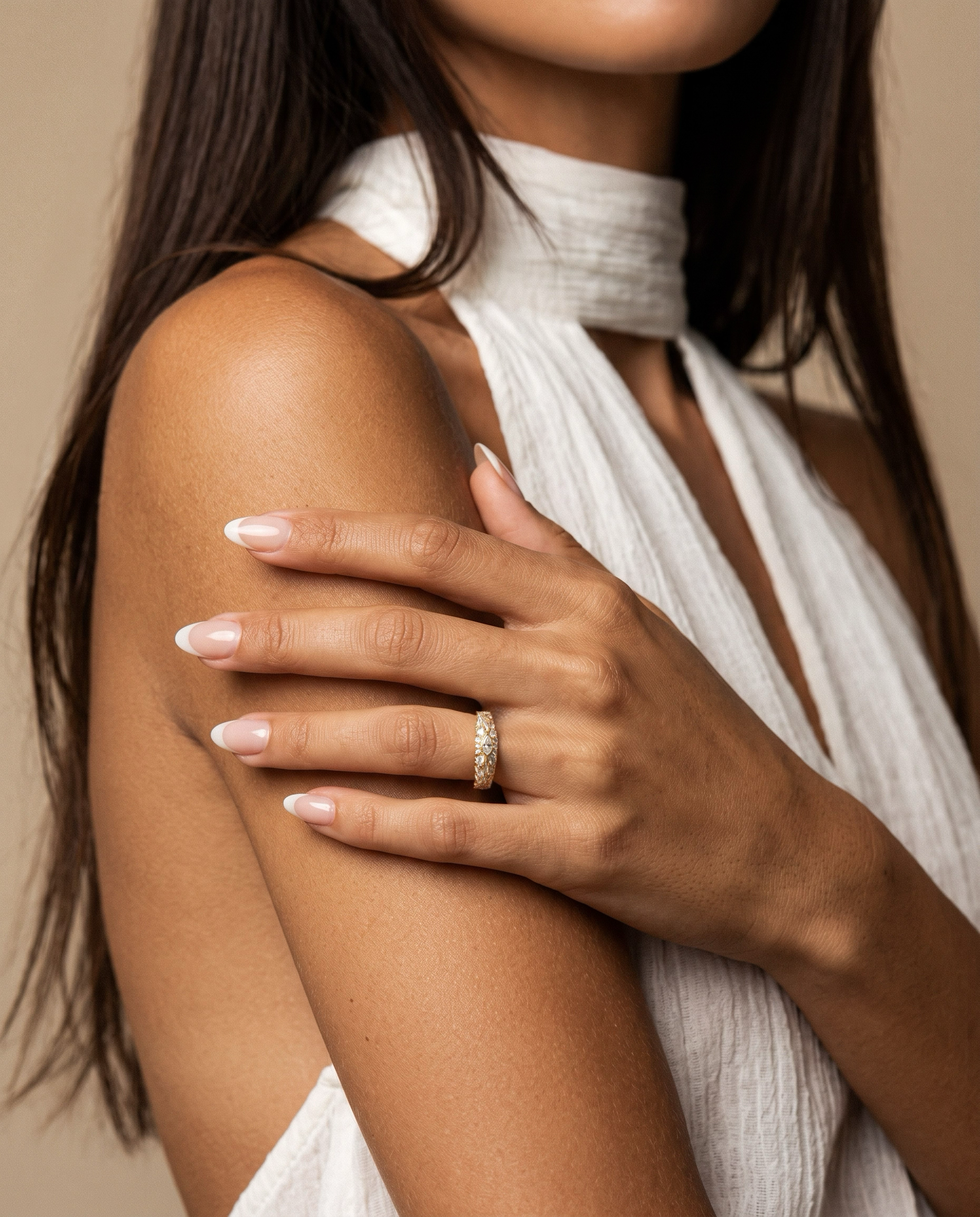 Marquise Pave Ring