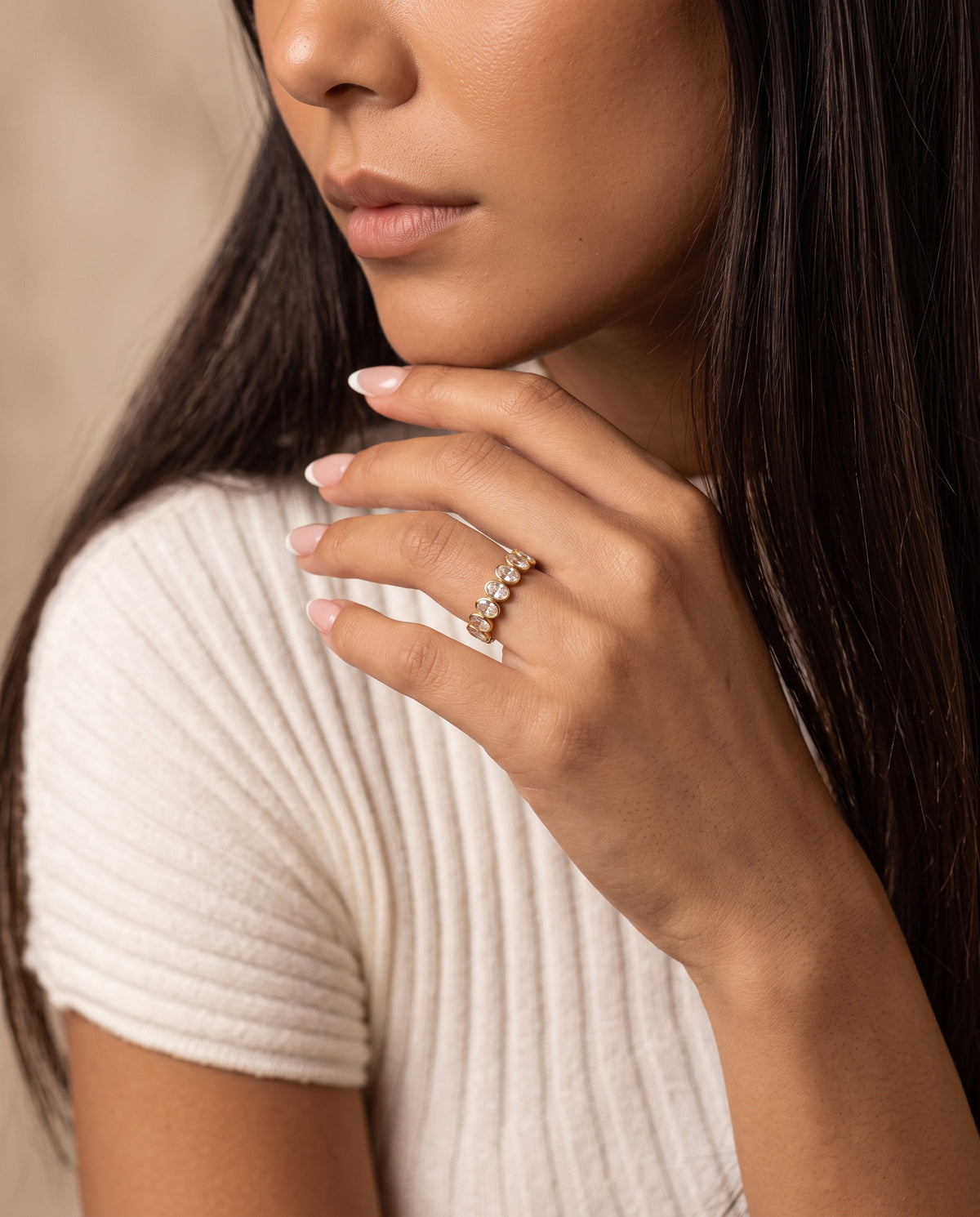 Oval Eternity Ring