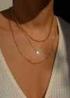 Bella Bezel Necklace