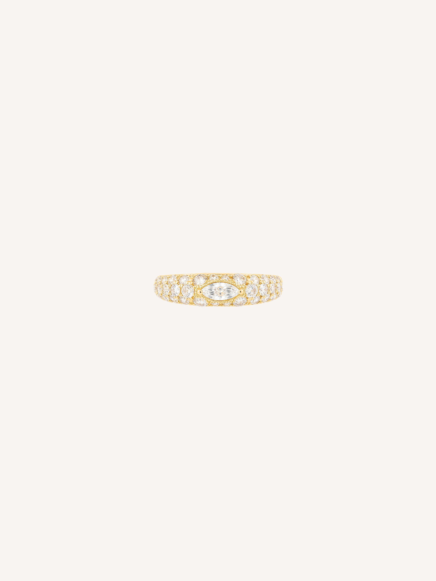 Marquise Pave Band Ring