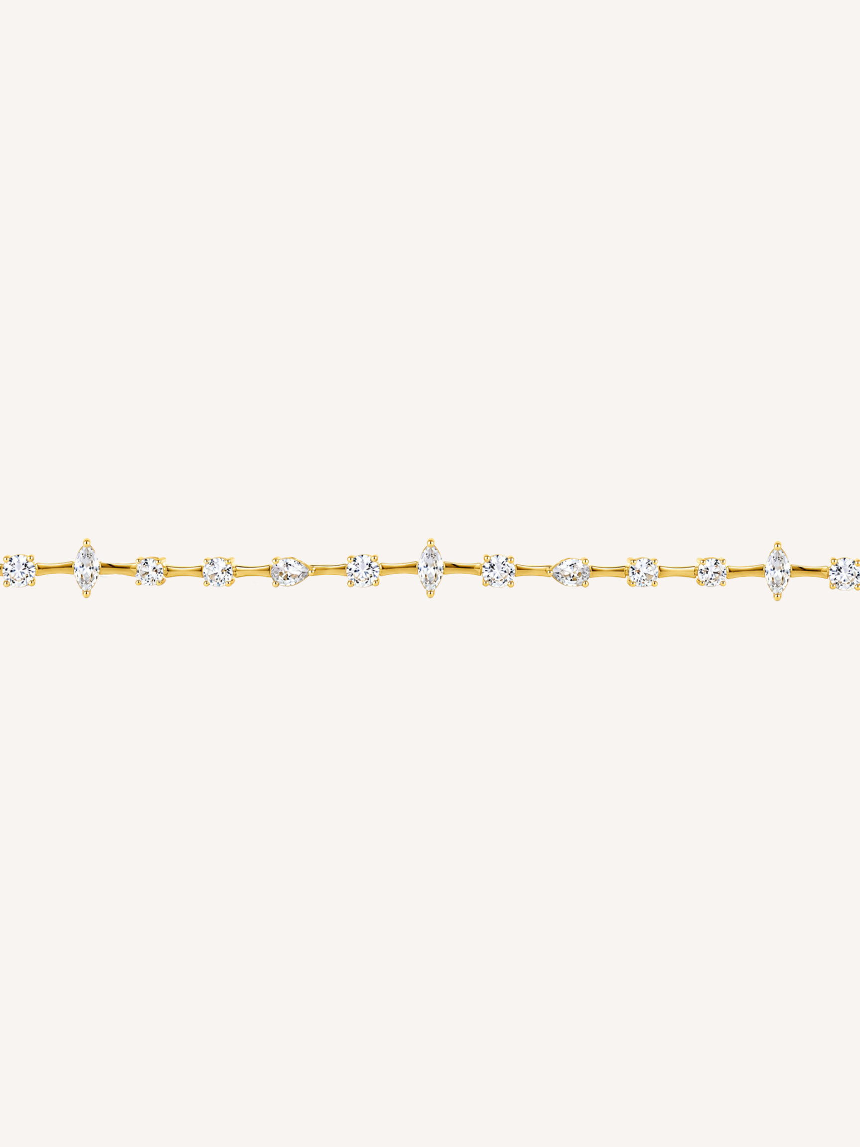 Multi-Shape CZ Bracelet