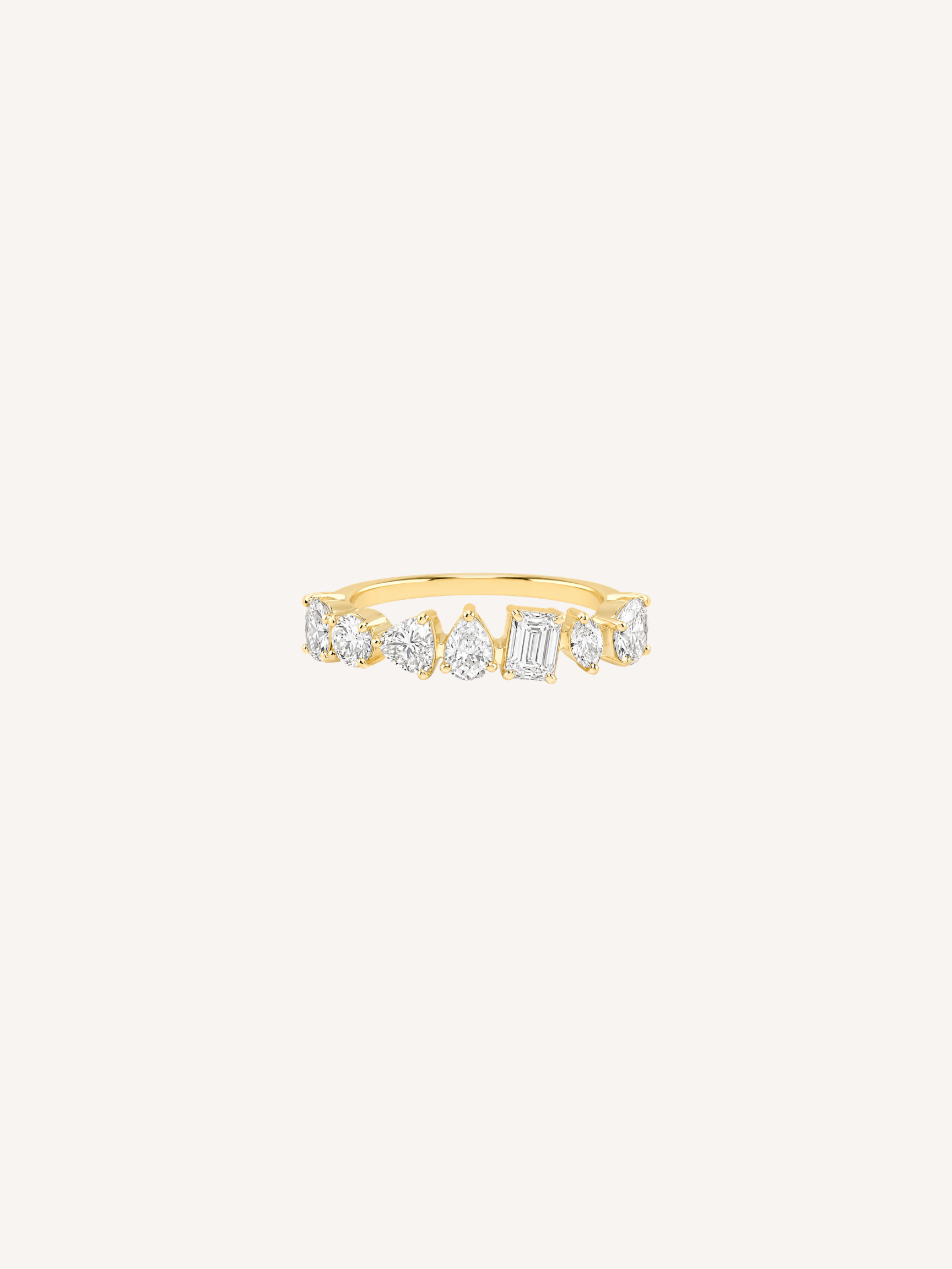 Multi-Shape CZ Ring