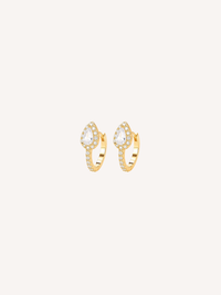Pave Pear Huggies
