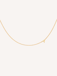 Sideways Initial Necklace