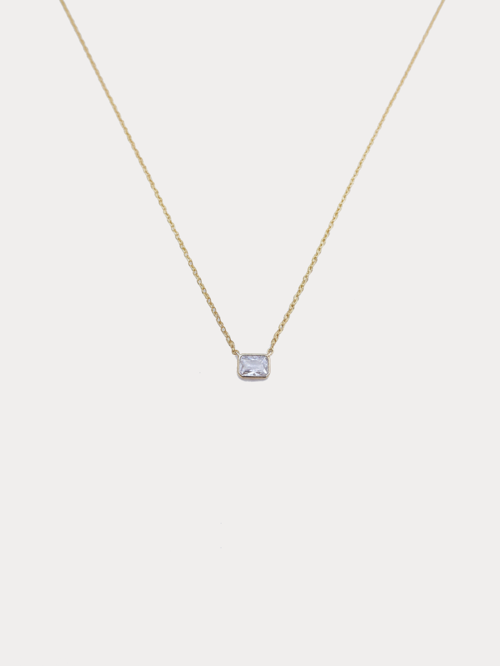 Bella Bezel Necklace