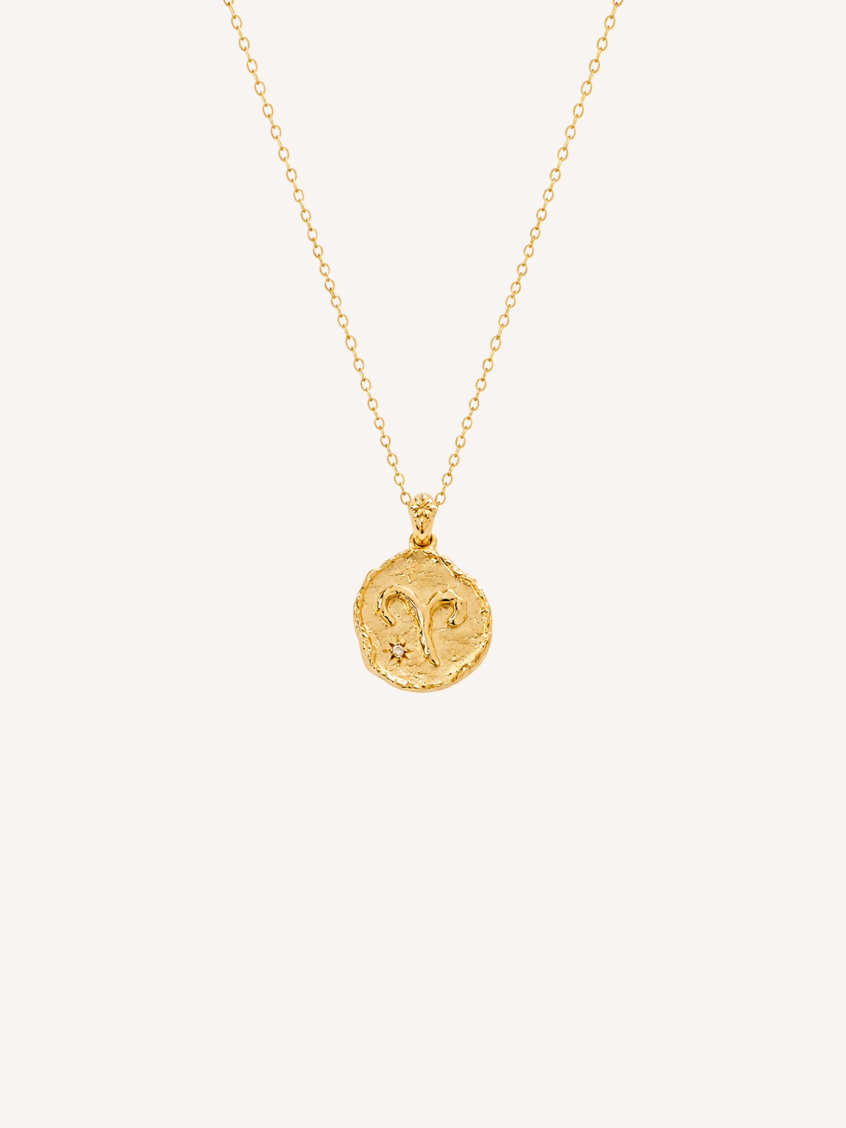 Aries Coin Necklace