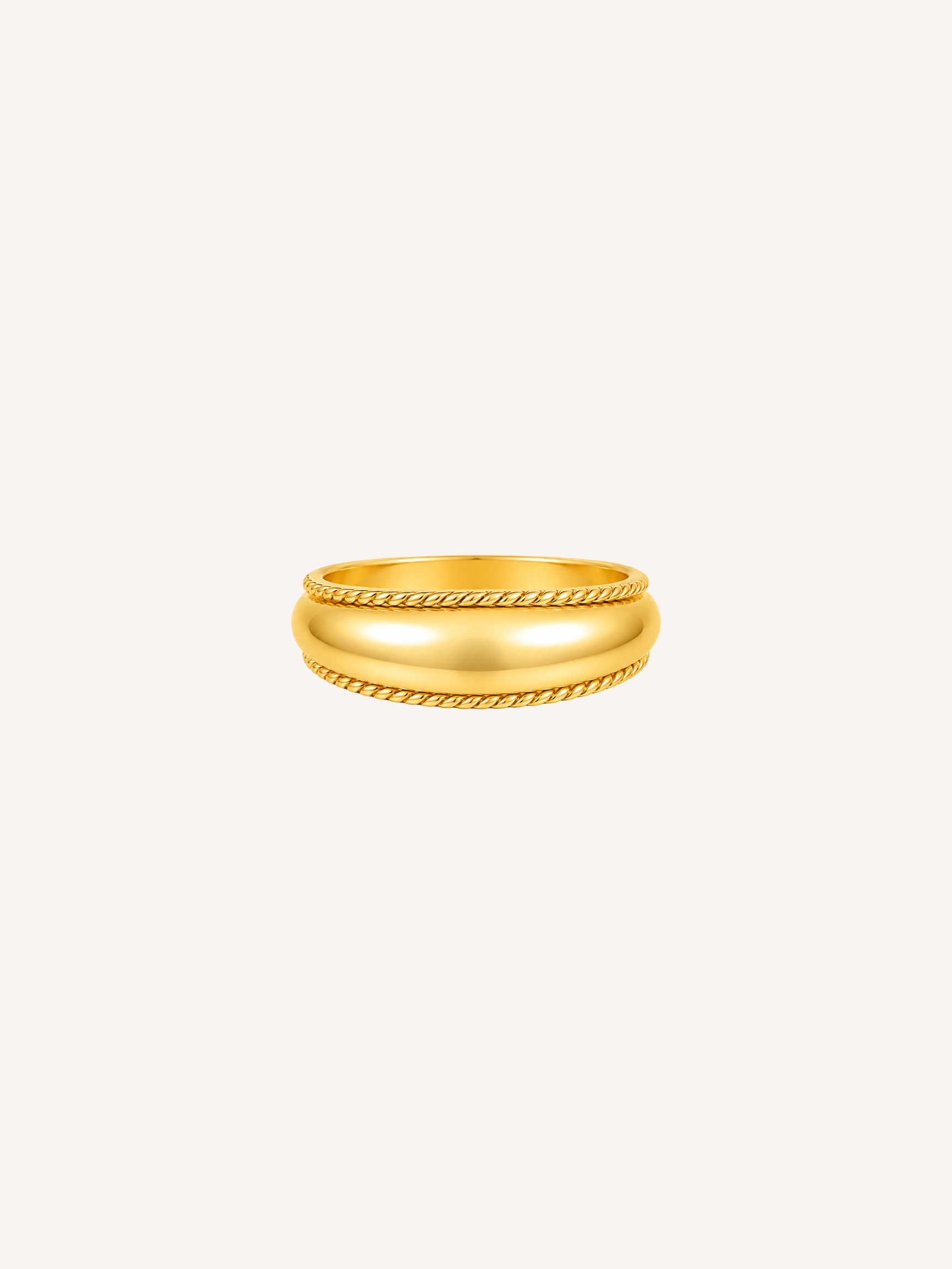 Bordered Dome Ring