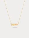 Bubble Nameplate Necklace