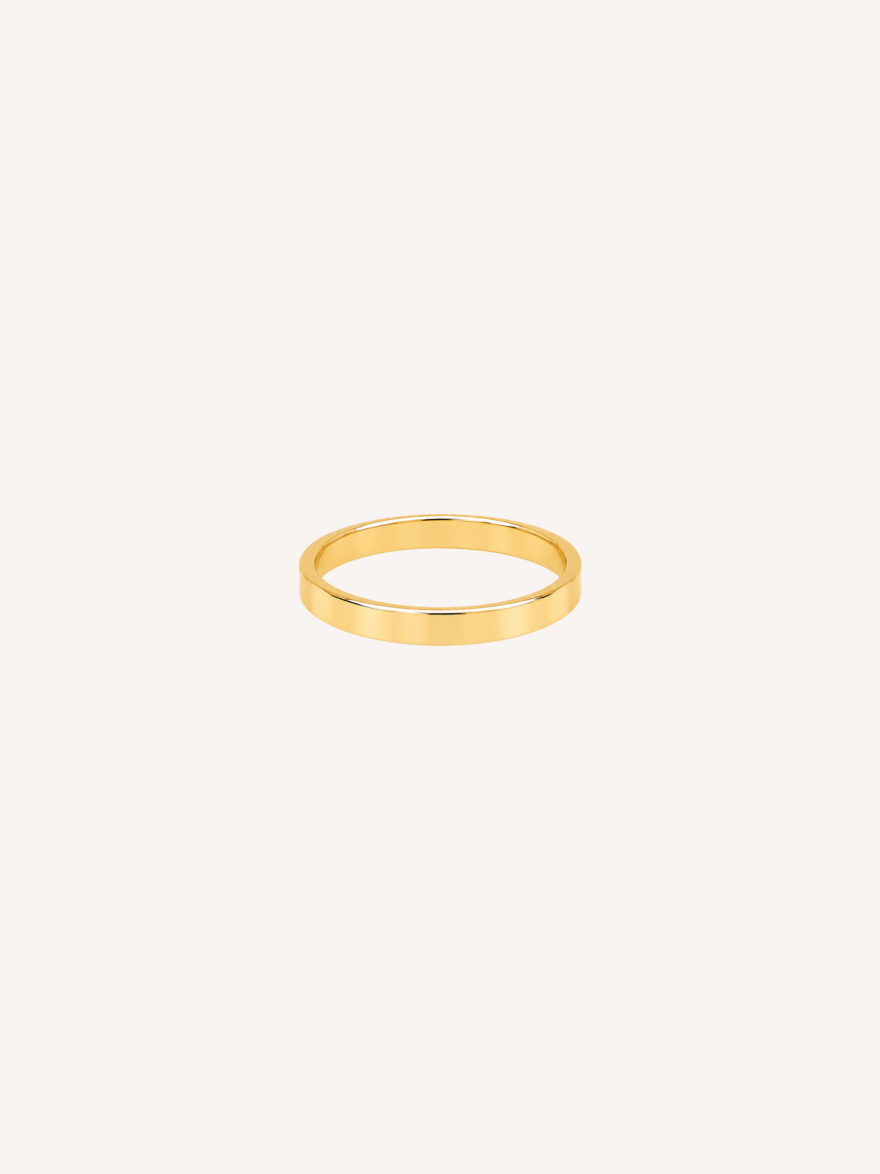 14K Thick Band Ring