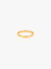 14k Thick Band Ring