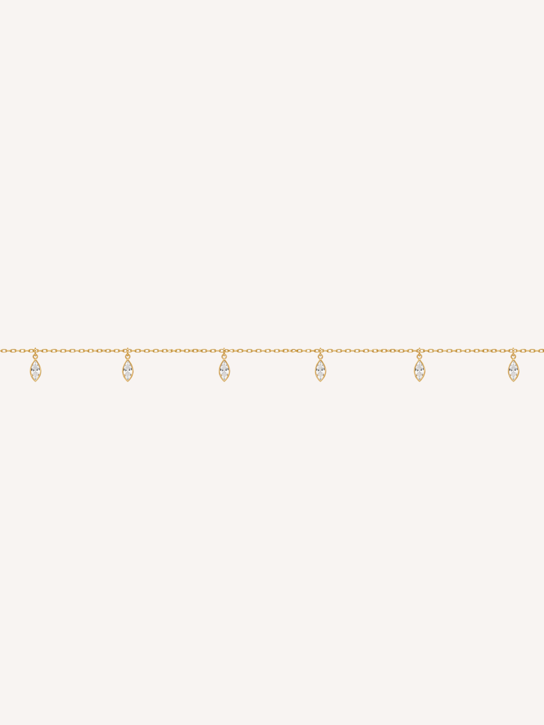 Marquise Fringe Waist Chain