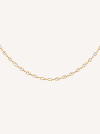 Oval Bezel Necklace