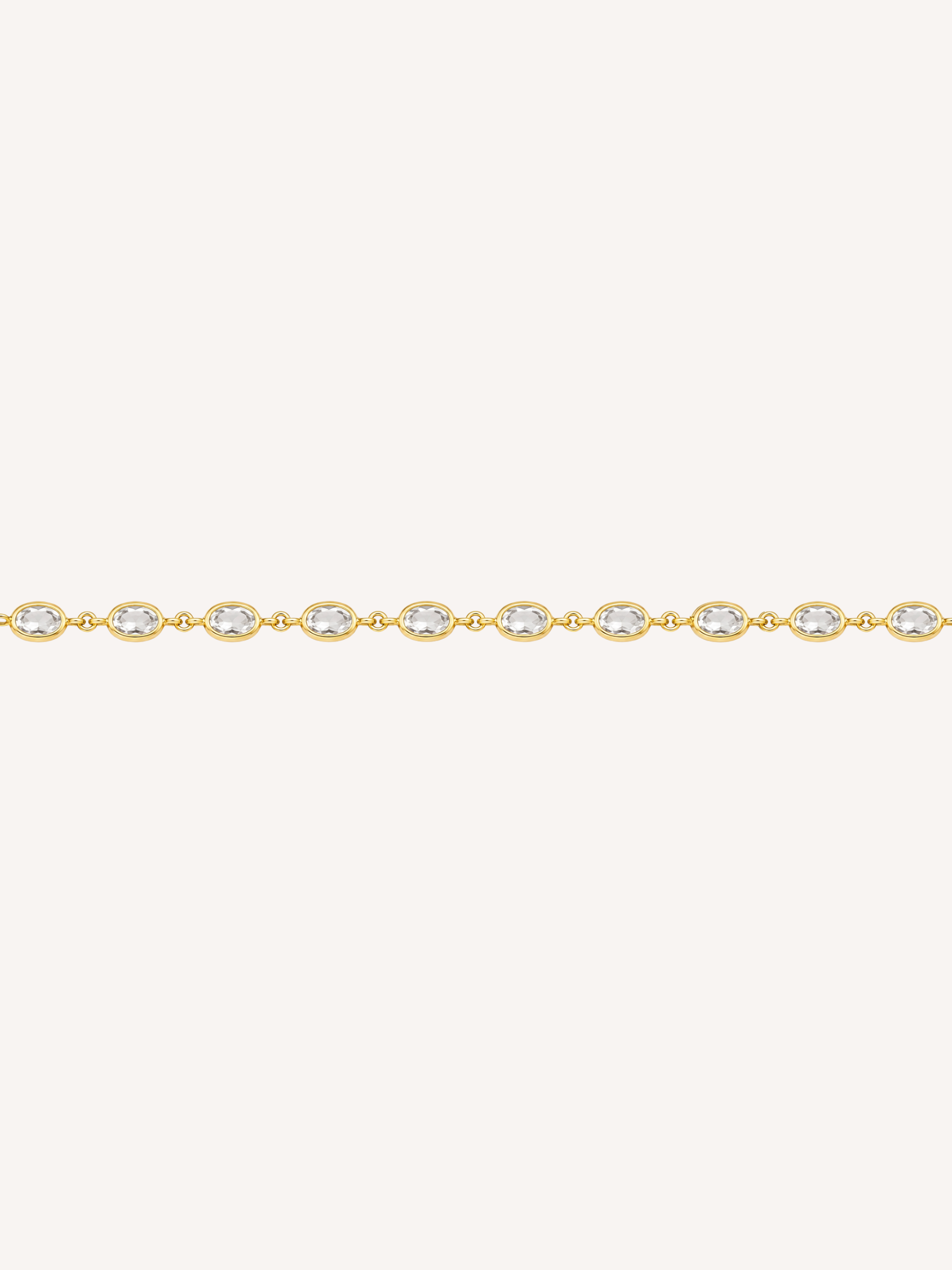 Oval Bezel Waist Chain