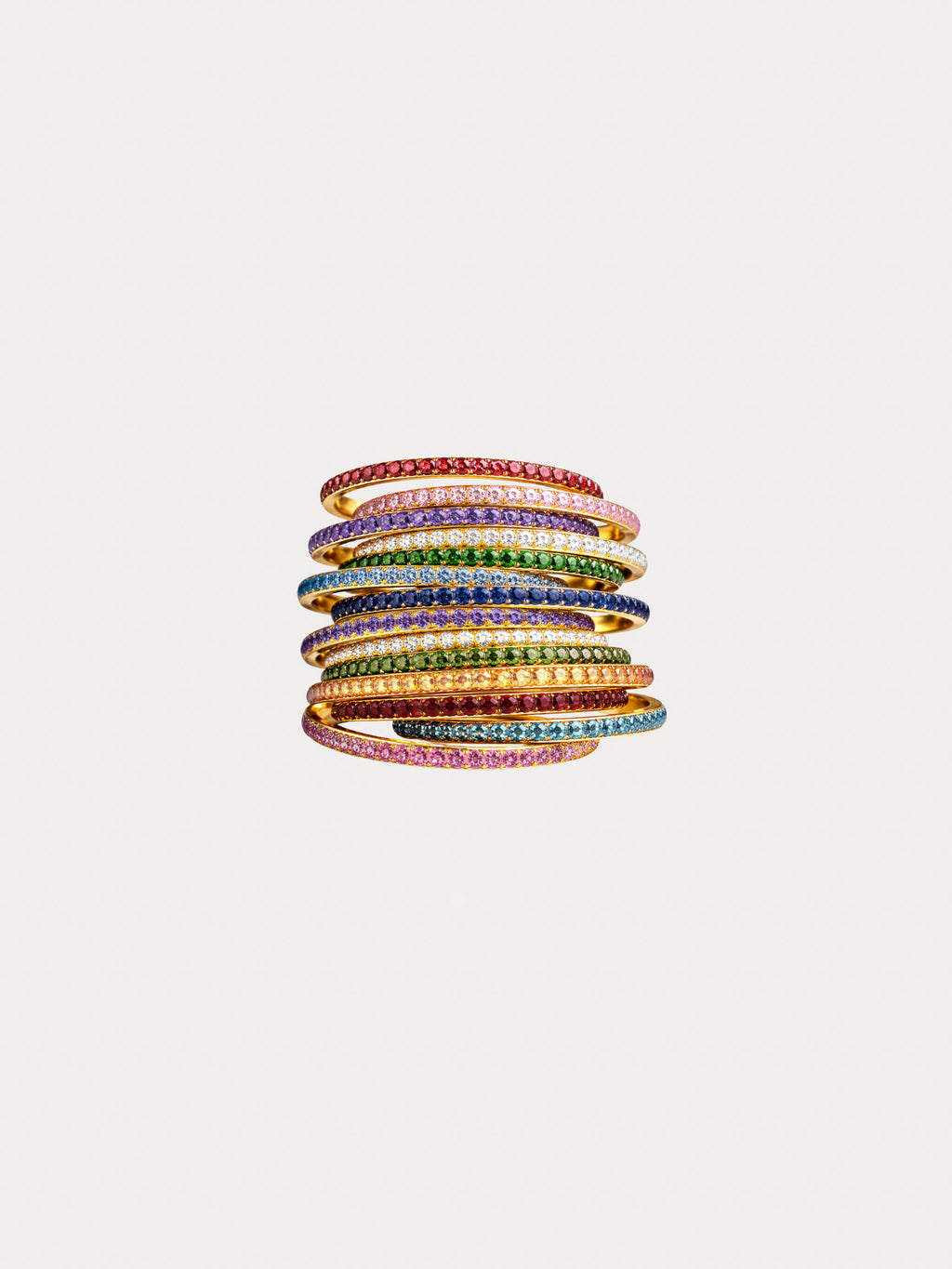 Pavé Birthstone Ring | Gold Zodiac Birthstone Jewelry – Ten Wilde